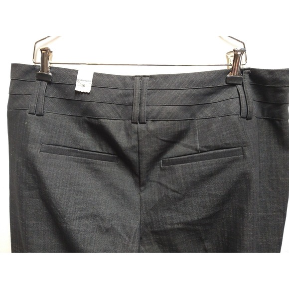 WOMENS MAURICES BRAND SLACKS, SIZE 16, CHARCOL‎ GRAY, FAUX POCHETS, STYLISH - Picture 3 of 12